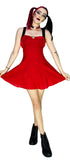 Red Mini Dress - Quinzel - Dr Faust