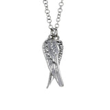 Severed Angel Wings Silver Pendant and Necklace - Valeria - Dr Faust