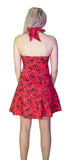Signature Stylish Red Rose Mini Dress - Delilah - Dr Faust