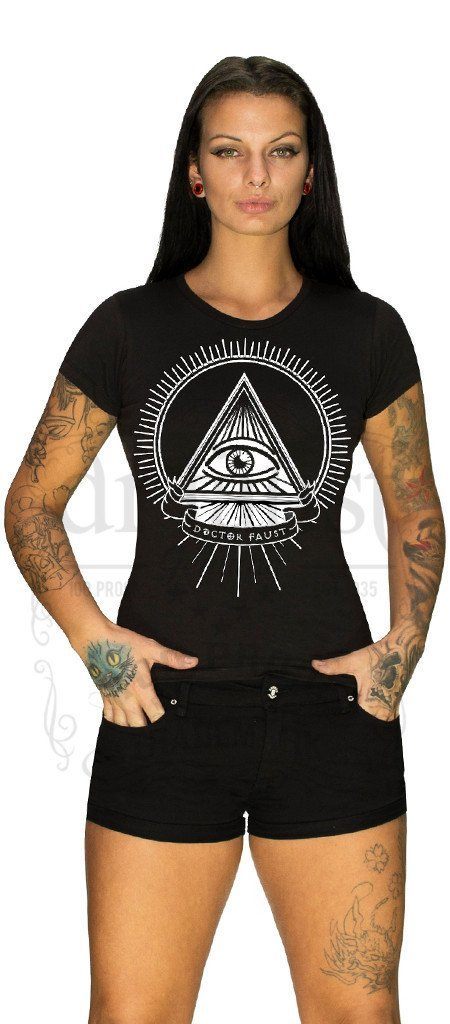 Illuminati Eye Faust T-Shirt - Nicki - Dr Faust