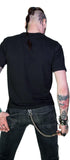 Tattooed Sexy Cursed Nurse Black T-Shirt - Tristan - Dr Faust